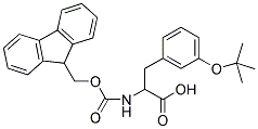 FMOC-D, L-M-TYR(TBU) 结构式