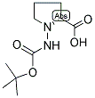 (R)-(+)-N(BETA)-BOC-(D)-HYDRAZINOPROLINE 结构式