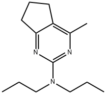 4-METHYL-N,N-DIPROPYL-6,7-DIHYDRO-5H-CYCLOPENTA[D]PYRIMIDIN-2-AMINE 结构式