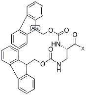 BOC-DPR(FMOC)-WANG RESIN 结构式