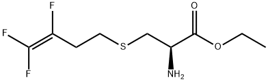 ETHYL 2-AMINO-3-[(3,4,4-TRIFLUORO-3-BUTENYL)SULFANYL]PROPANOATE 结构式