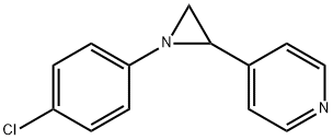 4-[1-(4-CHLOROPHENYL)-2-AZIRANYL]PYRIDINE 结构式