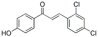 3-(2,4-DICHLOROPHENYL)-1-(4-HYDROXYPHENYL)PROP-2-EN-1-ONE 结构式