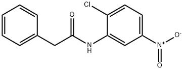 N-(2-CHLORO-5-NITROPHENYL)-2-PHENYLETHANAMIDE 结构式