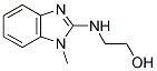 2-(1-METHYL-1H-BENZOIMIDAZOL-2-YLAMINO)-ETHANOL 结构式