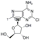 2-CHLOROADENOSINE, [8-3H]- 结构式