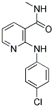 2-(4-CHLOROANILINO)-N-METHYLNICOTINAMIDE 结构式