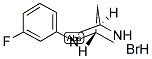 (1S,4S)-2-(3-FLUOROPHENYL)-2,5-DIAZABICYCLO[2.2.1]HEPTANE HYDROBROMIDE 结构式