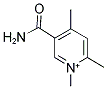 1,2,4-TRIMETHYL-5-CARBOXAMIDEPYRIDINIUM IODIDE 结构式