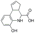 6-HYDROXY-3A,4,5,9B-TETRAHYDRO-3H-CYCLOPENTA[C]QUINOLINE-4-CARBOXYLIC ACID 结构式