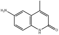 6-氨基-4-甲基-喹啉-2-醇 结构式