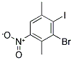 3-Bromo-2-iodo-1,4-dimethyl-5-nitrobenzene 结构式