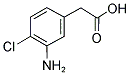 3-AMINO-4-CHLOROPHENYLACETIC ACID 结构式