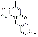 1-(4-CHLOROBENZYL)-4-METHYL-2(1H)-QUINOLINONE 结构式