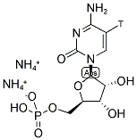 CYTIDINE 5'-MONOPHOSPHATE, DIAMMONIUM SALT, [5-3H]- 结构式