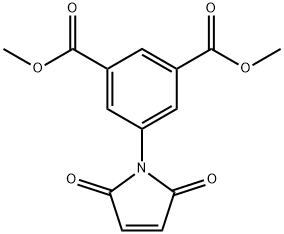 5-马来酰亚胺苯-1,3-二羧酸二甲酯 结构式