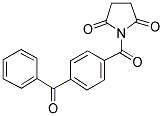 4-(N-SUCCINIMIDYLCARBOXY)BENZOPHENONE 结构式