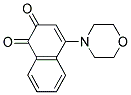 4-MORPHOLIN-4-YLNAPHTHALENE-1,2-DIONE 结构式