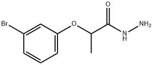 2-(3-溴苯氧基)丙酰肼 结构式