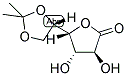 5,6-O-(R)-ISOPROPYLIDENE-L-GLUCONIC ACID-1,4-LACTONE 结构式