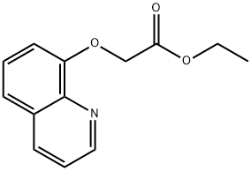 2-喹啉-8-氧基乙酸乙酯 结构式