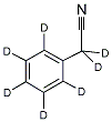 BENZYL-D7 CYANIDE 结构式