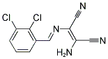 2-AMINO-1-(1-AZA-2-(2,3-DICHLOROPHENYL)VINYL)ETHENE-1,2-DICARBONITRILE 结构式