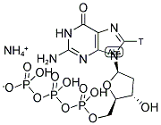 DEOXY[8-3H]GUANOSINE 5'-TRIPHOSPHATE, AMMONIUM SALT 结构式