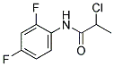 2-CHLORO-N-(2,4-DIFLUOROPHENYL)PROPANAMIDE 结构式