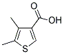 4,5-DIMETHYLTHIOPHENE-3-CARBOXYLIC ACID 结构式