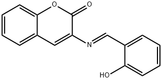 3-SALICYLIDENEAMINOCOUMARIN 结构式
