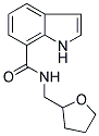 N-TETRAHYDROFURFURYL-(1H)-INDOLE-7-CARBOXAMIDE 结构式