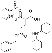 O-NPS-GAMMA-BENZYL-L-GLUTAMIC ACID DICYCLOHEXYLAMINE SALT 结构式