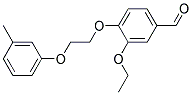 3-ETHOXY-4-(2-M-TOLYLOXY-ETHOXY)-BENZALDEHYDE 结构式