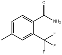 4-METHYL-2-(TRIFLUOROMETHYL)BENZAMIDE 结构式