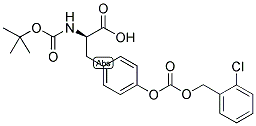 Boc-D-Tyr(2-Cl-Z)-OH 结构式