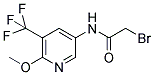 2-BROMO-N-[6-METHOXY-5-(TRIFLUOROMETHYL)PYRIDIN-3-YL]ACETAMIDE 结构式