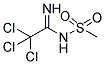 N-(2,2,2-TRICHLOROETHANIMIDOYL)METHANESULFONAMIDE 结构式