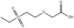 (2-ETHANESULFONYL-ETHYLSULFANYL)-ACETIC ACID 结构式