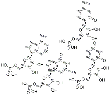 RIBONUCLEOSIDE 5'-MONOPHOSPHATE MIXTURE (U-13C; U-15N) 结构式