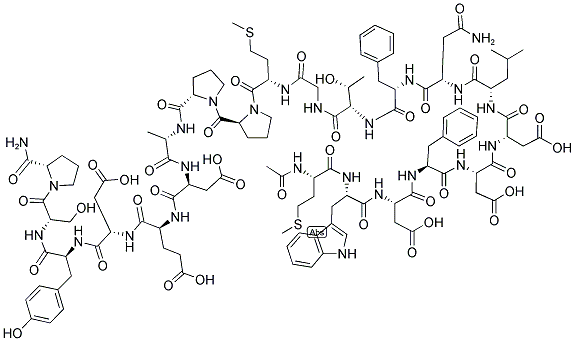 AC-MET-TRP-ASP-PHE-ASP-ASP-LEU-ASN-PHE-THR-GLY-MET-PRO-PRO-ALA-ASP-GLU-ASP-TYR-SER-PRO-NH2 结构式