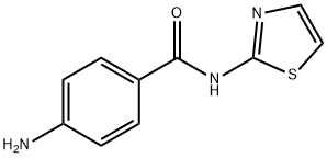 4-氨基-N-(1,3-噻唑-2-基)苯甲酰胺 结构式