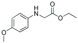 ETHYL [(4-METHOXYPHENYL)AMINO]ACETATE 结构式