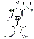5-TRIFLUOROMETHYL 2'-DEOXYURIDINE, [2'-3H]- 结构式