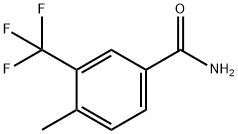 4-甲基-3-(三氟甲基)苯甲酰胺 结构式
