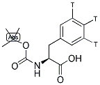 N-T-BOC-L-PHENYLALANINE, [3,4,5-3H] 结构式