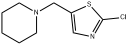 1-[(2-CHLORO-1,3-THIAZOL-5-YL)METHYL]PIPERIDINE 结构式