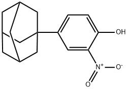 4-(1-金刚烷基)-2-硝基苯酚 结构式