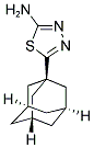 5-ADAMANTAN-1-YL-[1,3,4]THIADIAZOL-2-YLAMINE 结构式