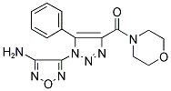 [1-(4-AMINO-1,2,5-OXADIAZOL-3-YL)-5-PHENYL-1H-1,2,3-TRIAZOL-4-YL](MORPHOLINO)METHANONE 结构式